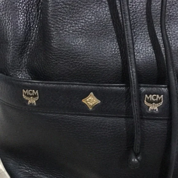 MCM Leather Bucket Bag - Picture 5 of 14